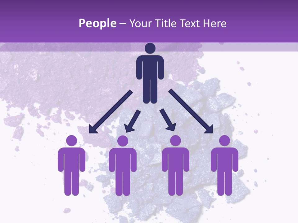 Make Purple Isolated PowerPoint Template