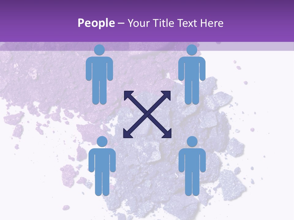 Make Purple Isolated PowerPoint Template