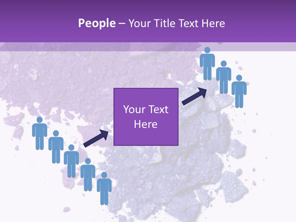 Make Purple Isolated PowerPoint Template