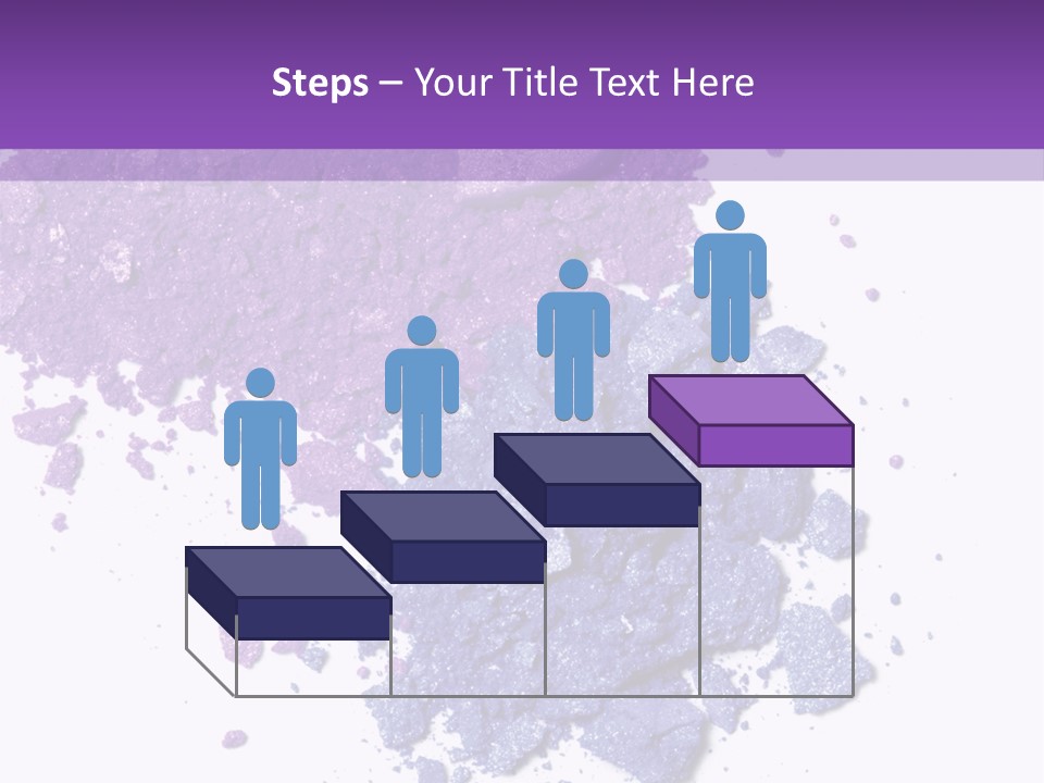 Make Purple Isolated PowerPoint Template