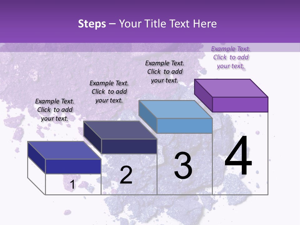 Make Purple Isolated PowerPoint Template