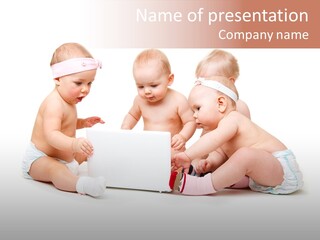 Fun Girl Small PowerPoint Template