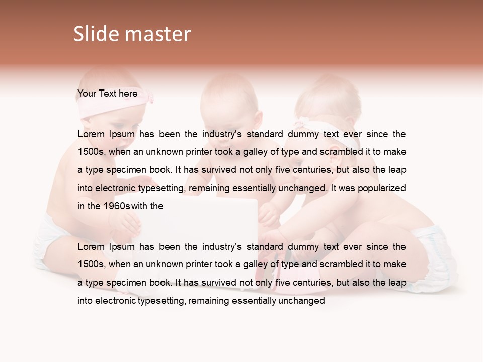 Fun Girl Small PowerPoint Template