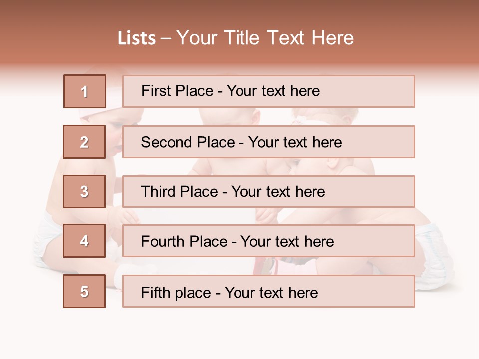 Fun Girl Small PowerPoint Template