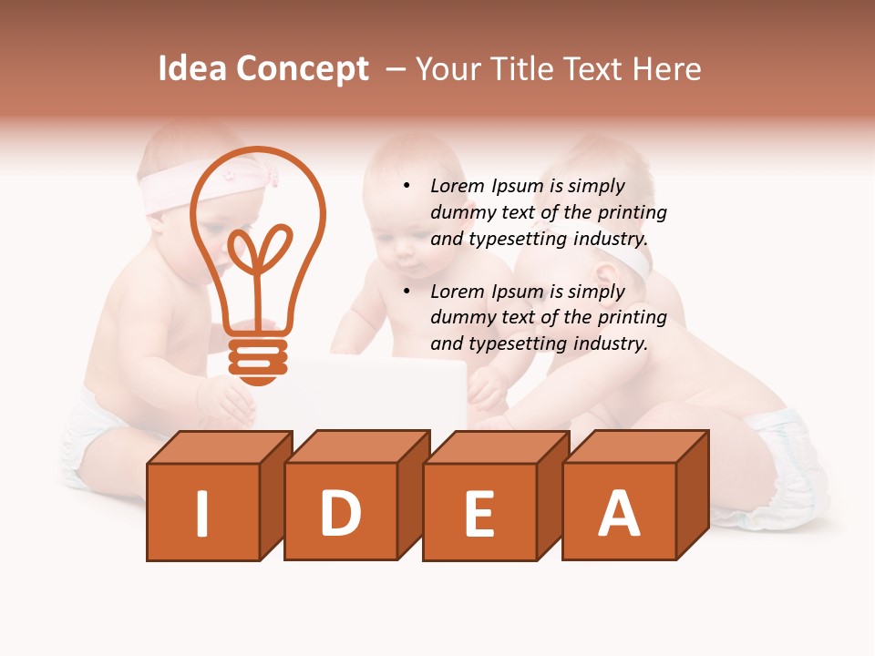 Fun Girl Small PowerPoint Template