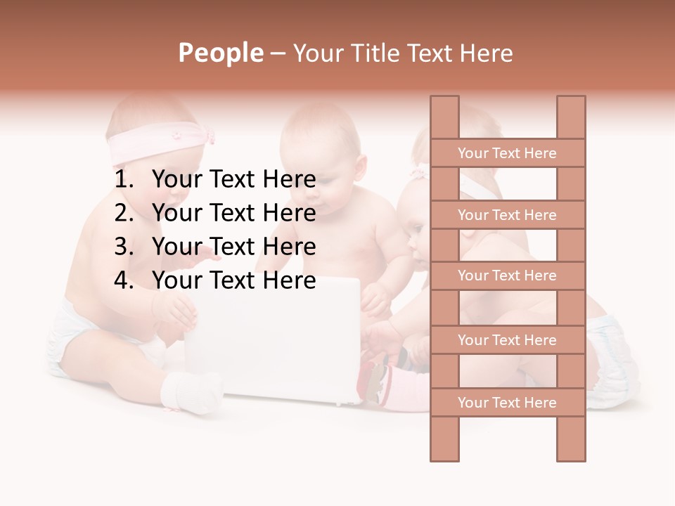 Fun Girl Small PowerPoint Template