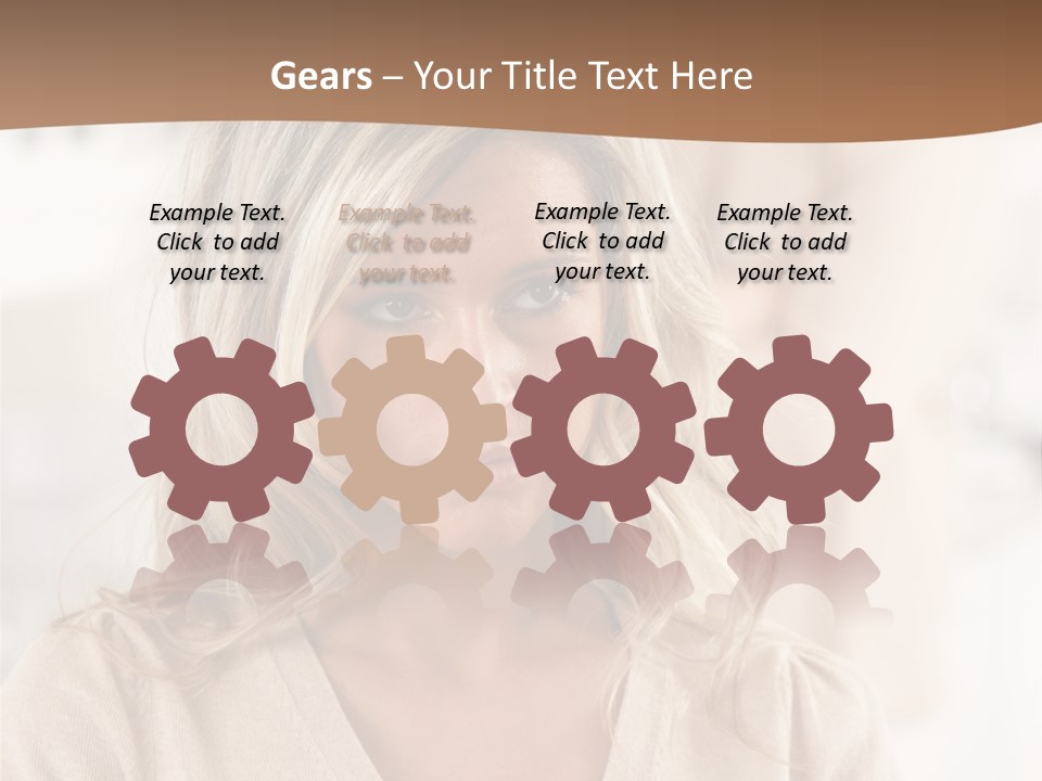 Shot Scream White PowerPoint Template