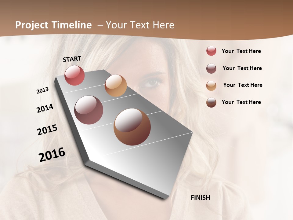 Shot Scream White PowerPoint Template