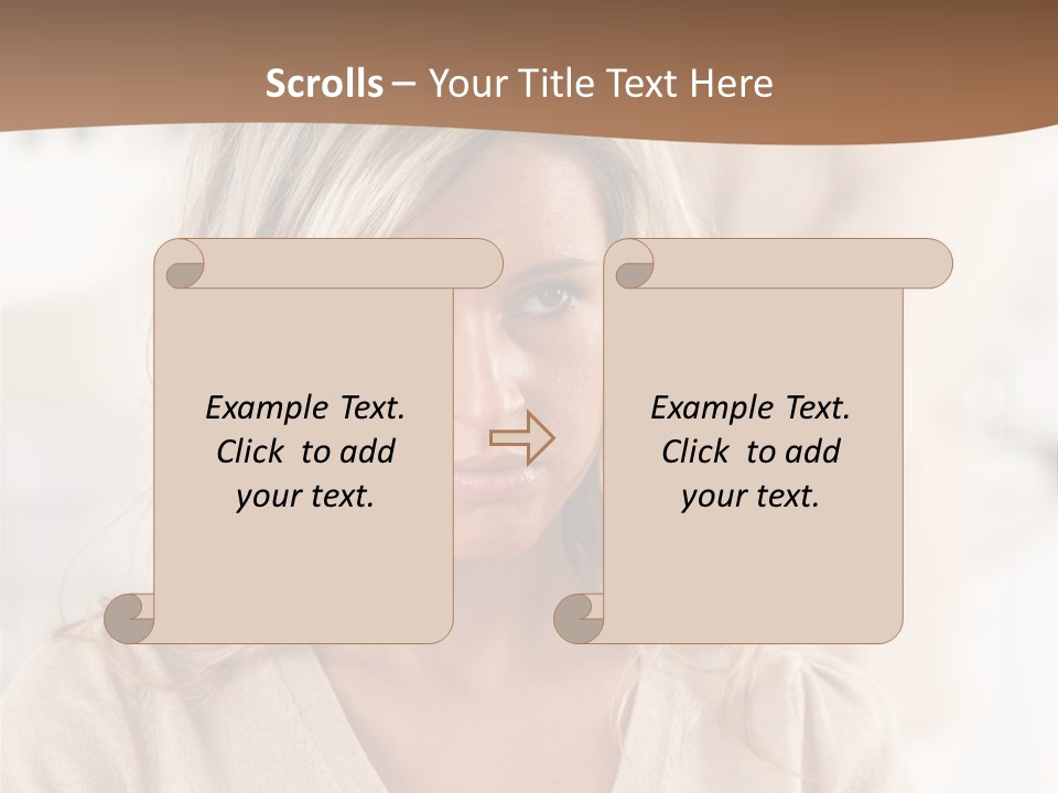 Shot Scream White PowerPoint Template