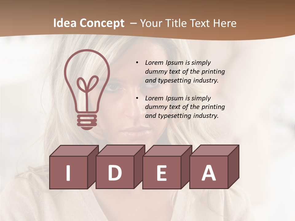 Shot Scream White PowerPoint Template