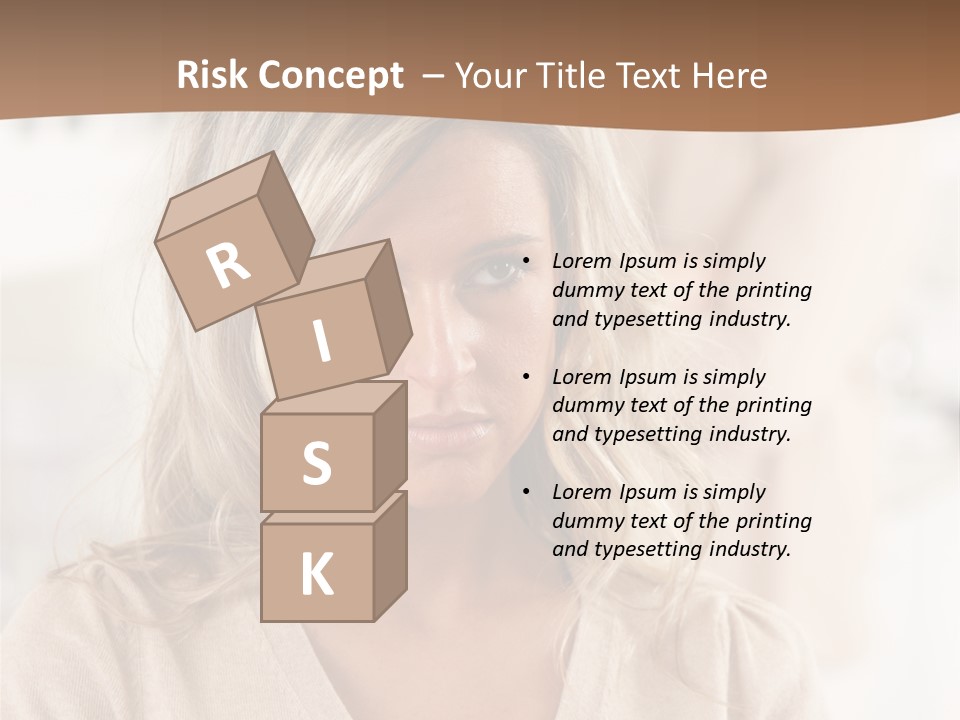 Shot Scream White PowerPoint Template