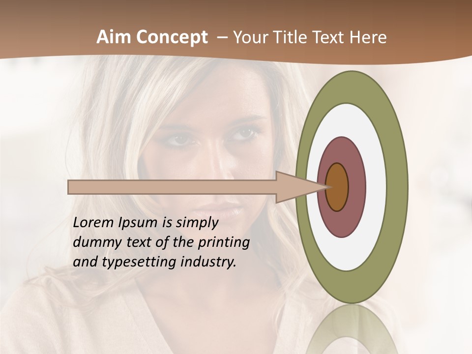 Shot Scream White PowerPoint Template