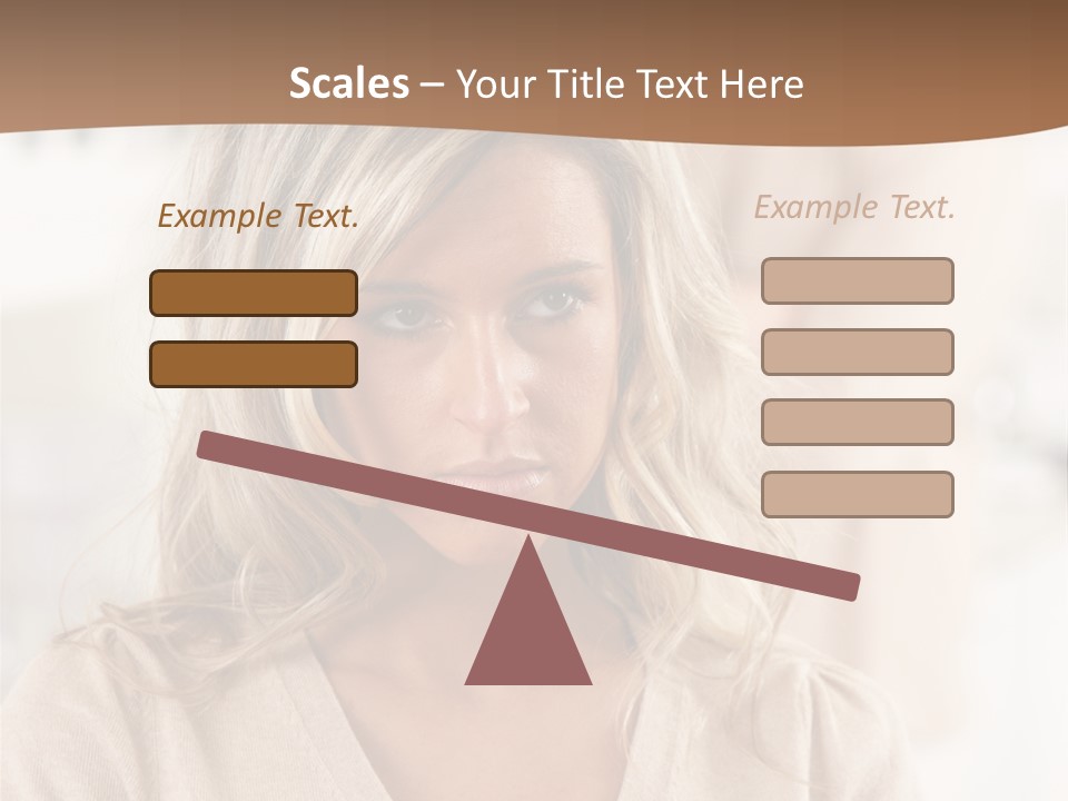 Shot Scream White PowerPoint Template