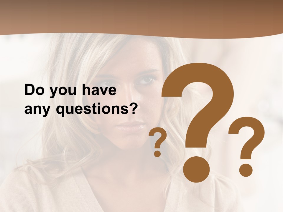 Shot Scream White PowerPoint Template