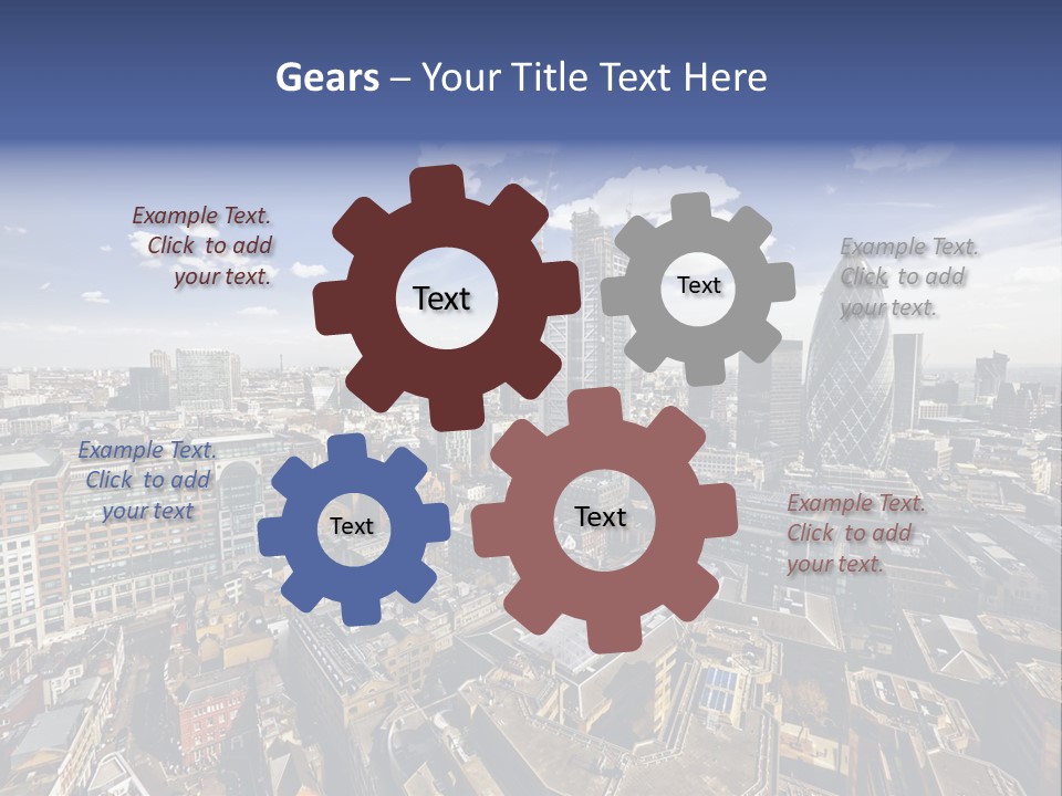 London Panorama Tall PowerPoint Template