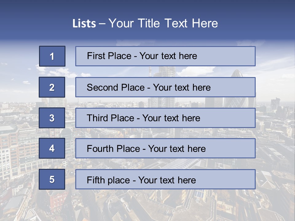 London Panorama Tall PowerPoint Template