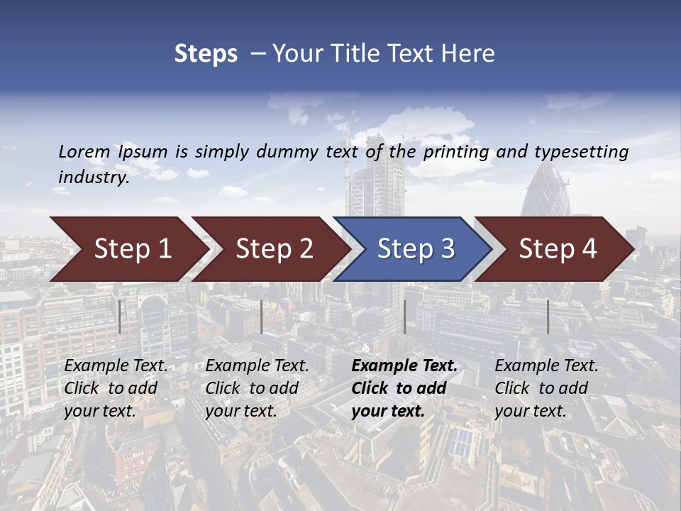 London Panorama Tall PowerPoint Template