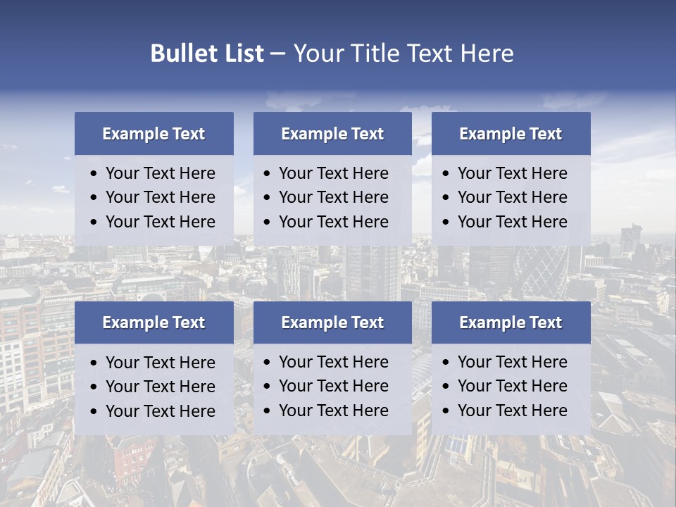 London Panorama Tall PowerPoint Template
