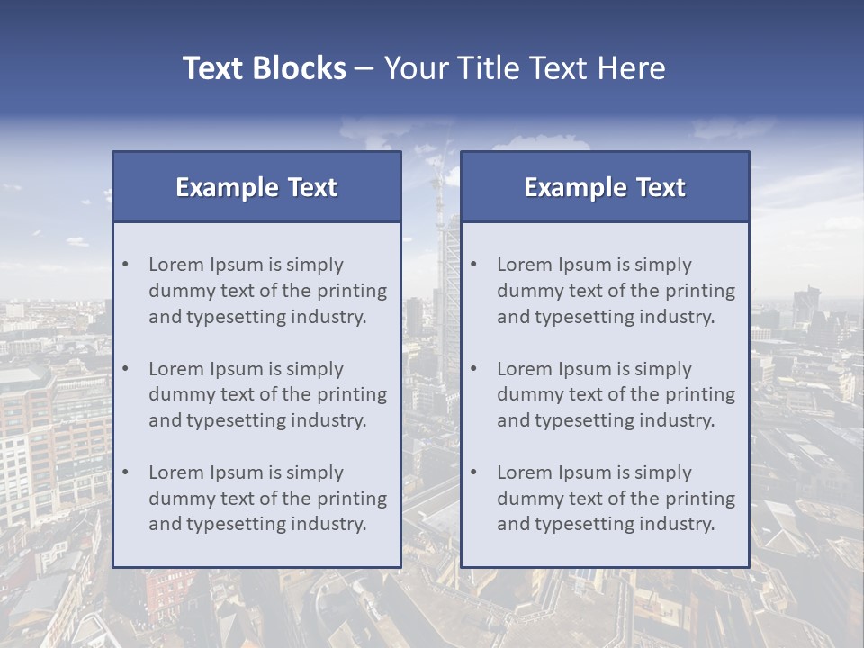 London Panorama Tall PowerPoint Template