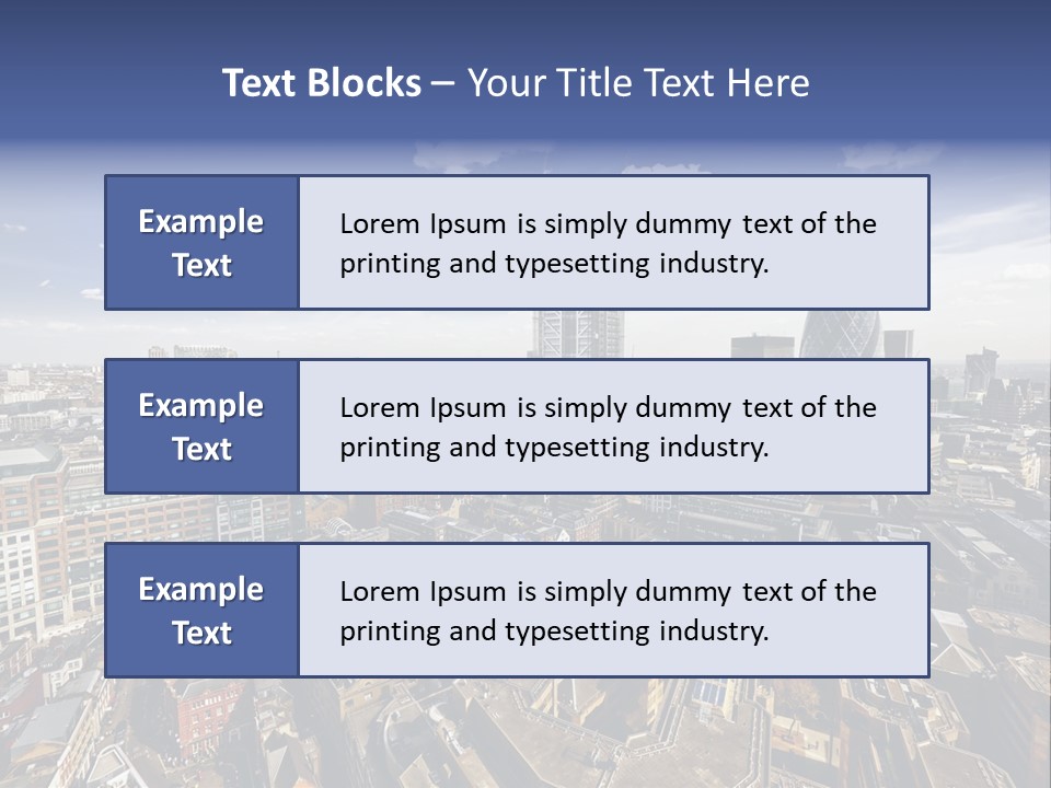 London Panorama Tall PowerPoint Template