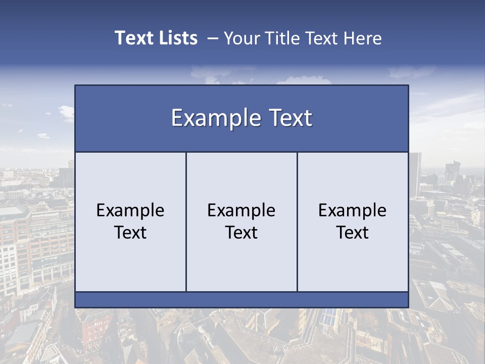 London Panorama Tall PowerPoint Template