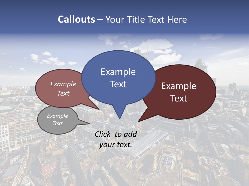 London Panorama Tall PowerPoint Template