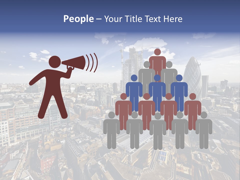 London Panorama Tall PowerPoint Template