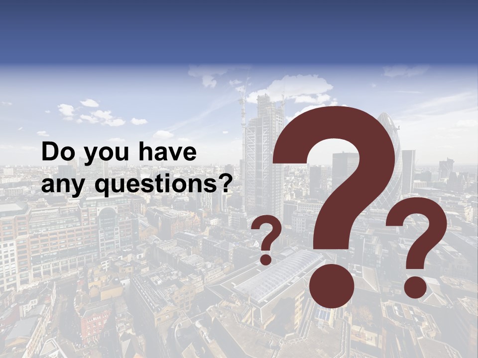 London Panorama Tall PowerPoint Template