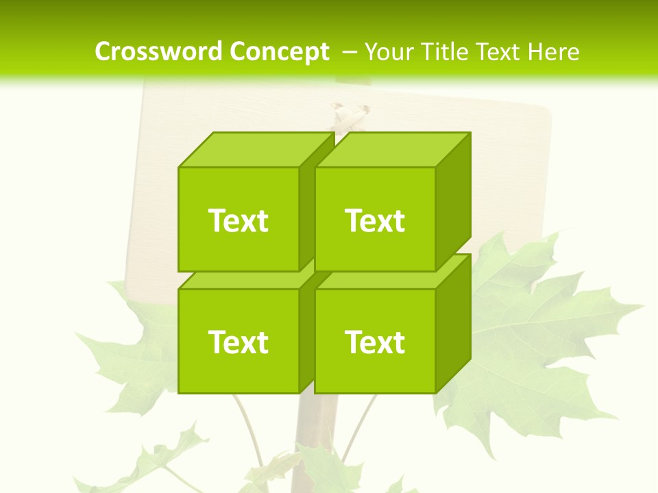 Design Environmental Bamboo PowerPoint Template