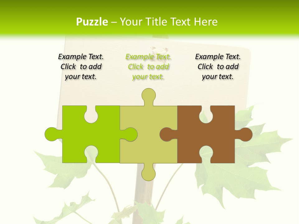 Design Environmental Bamboo PowerPoint Template