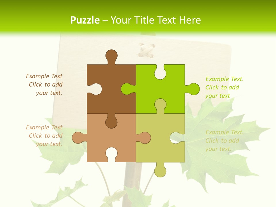 Design Environmental Bamboo PowerPoint Template