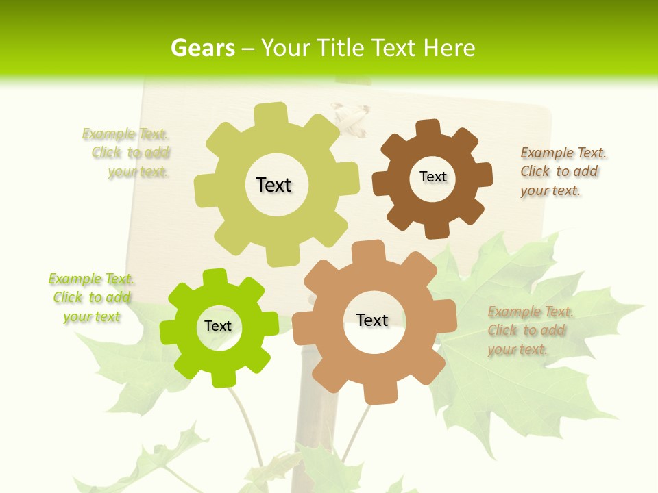 Design Environmental Bamboo PowerPoint Template