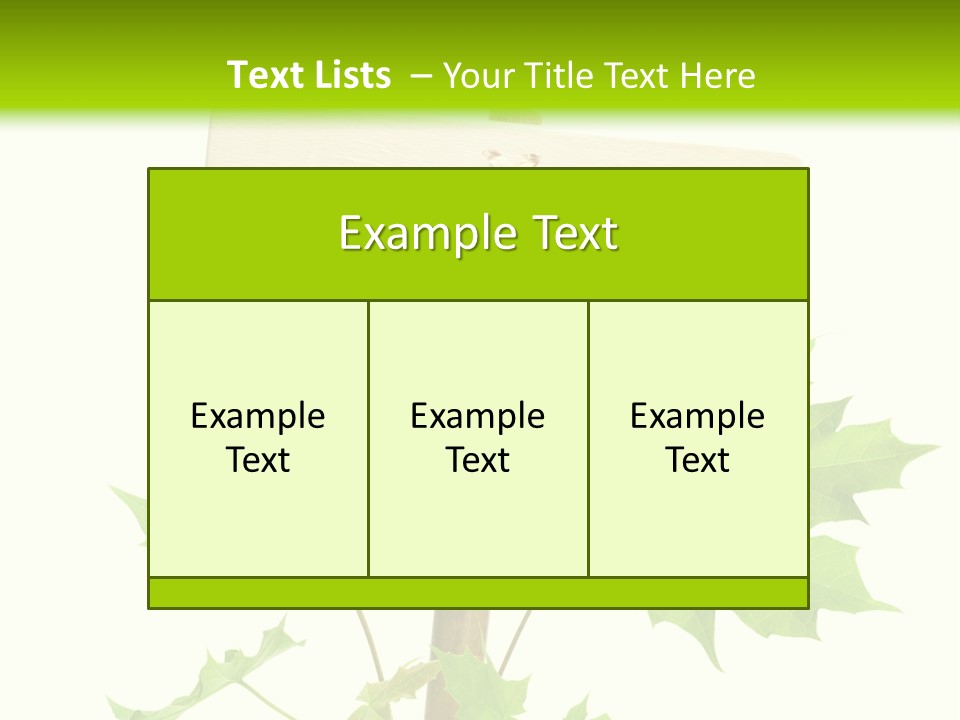 Design Environmental Bamboo PowerPoint Template