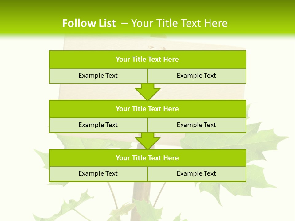 Design Environmental Bamboo PowerPoint Template