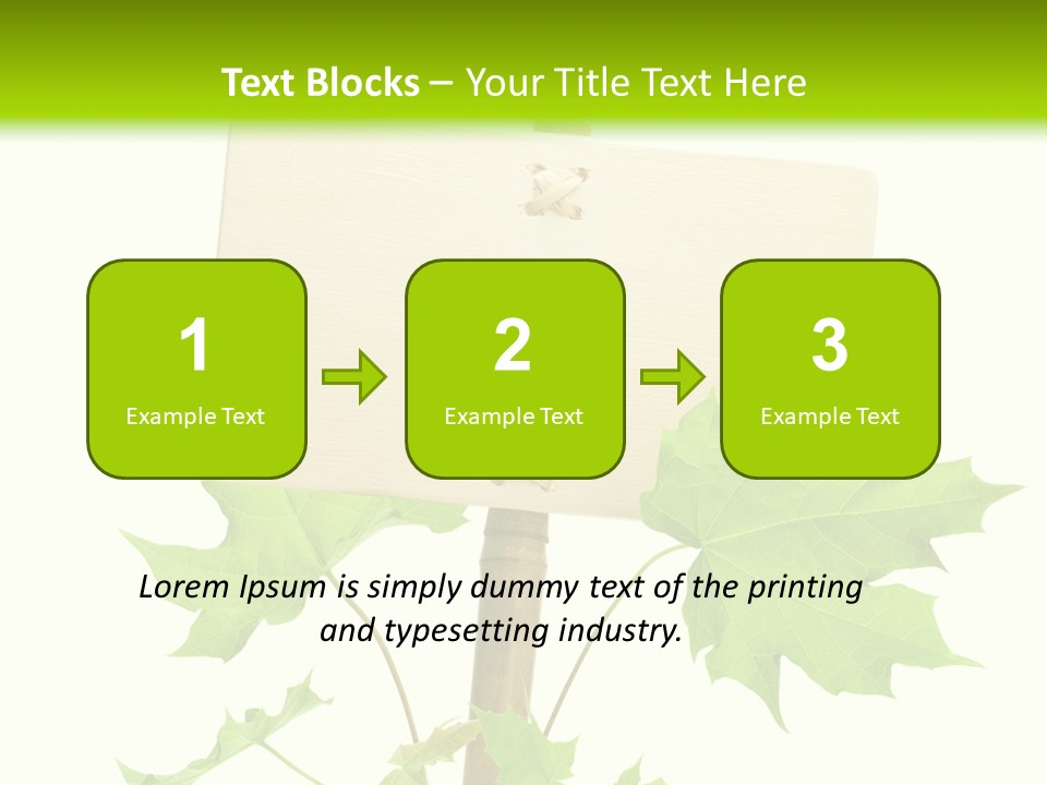 Design Environmental Bamboo PowerPoint Template