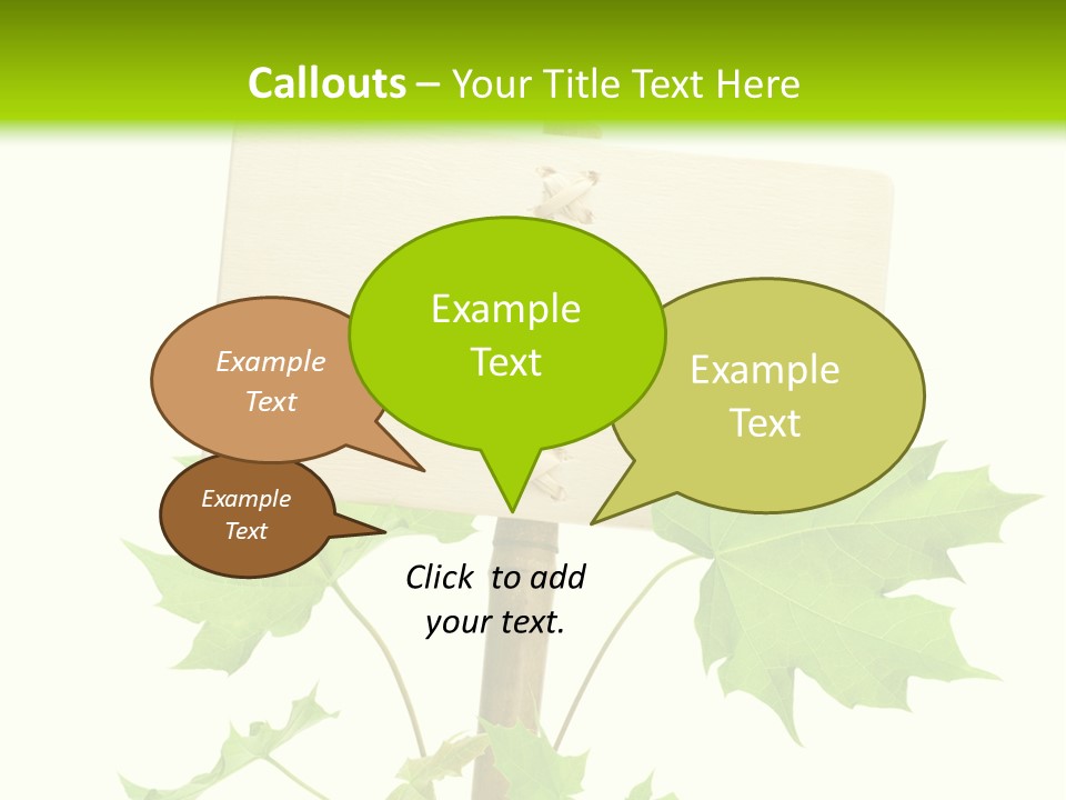 Design Environmental Bamboo PowerPoint Template