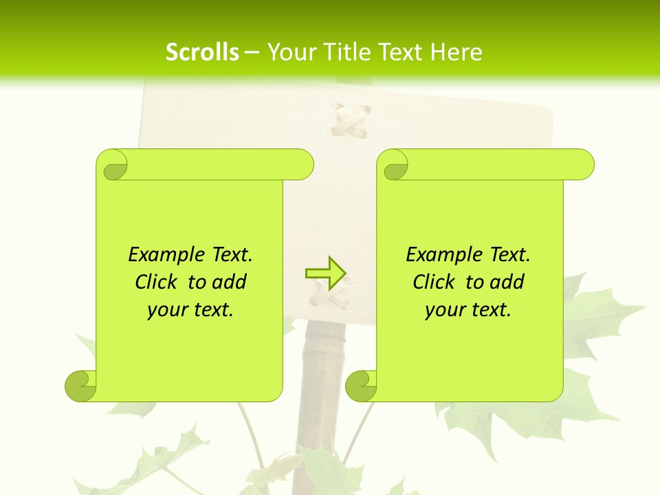 Design Environmental Bamboo PowerPoint Template