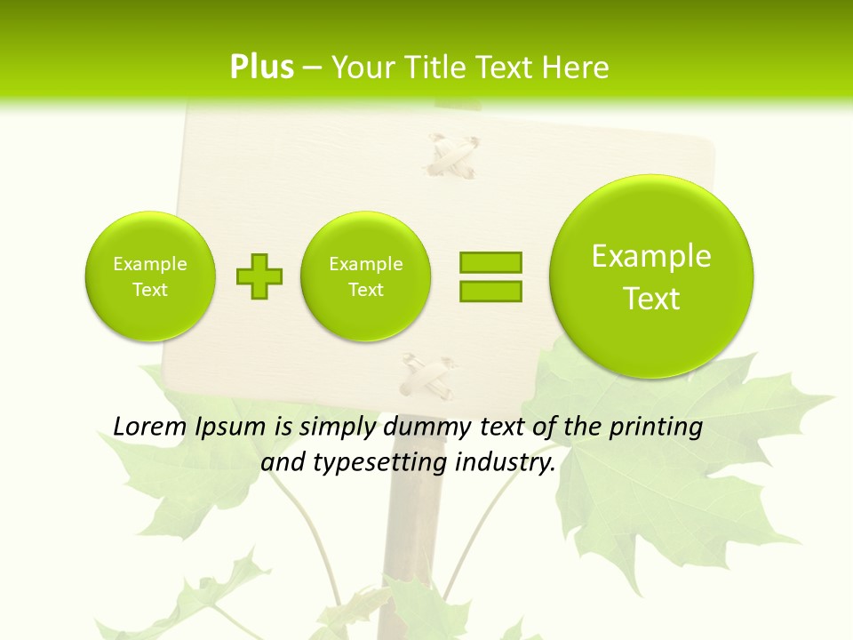 Design Environmental Bamboo PowerPoint Template