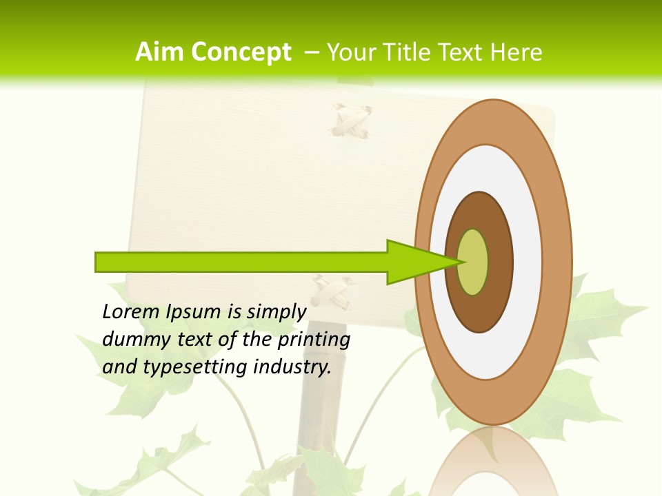 Design Environmental Bamboo PowerPoint Template