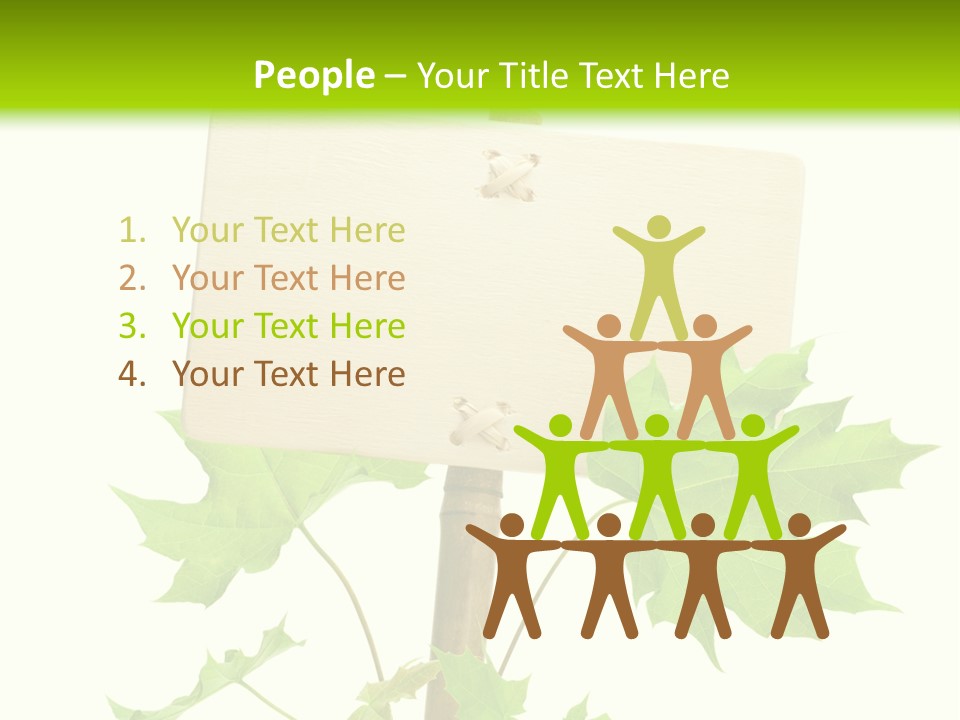 Design Environmental Bamboo PowerPoint Template