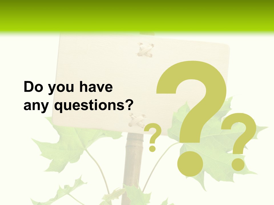 Design Environmental Bamboo PowerPoint Template