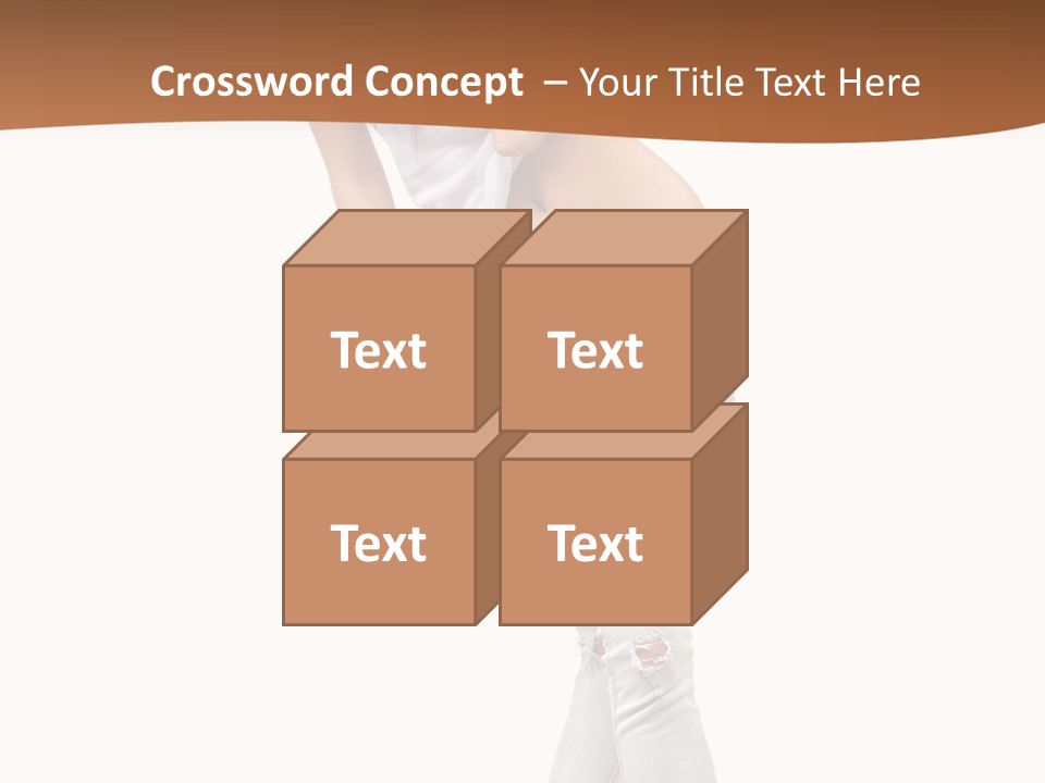 Face Blond Style PowerPoint Template