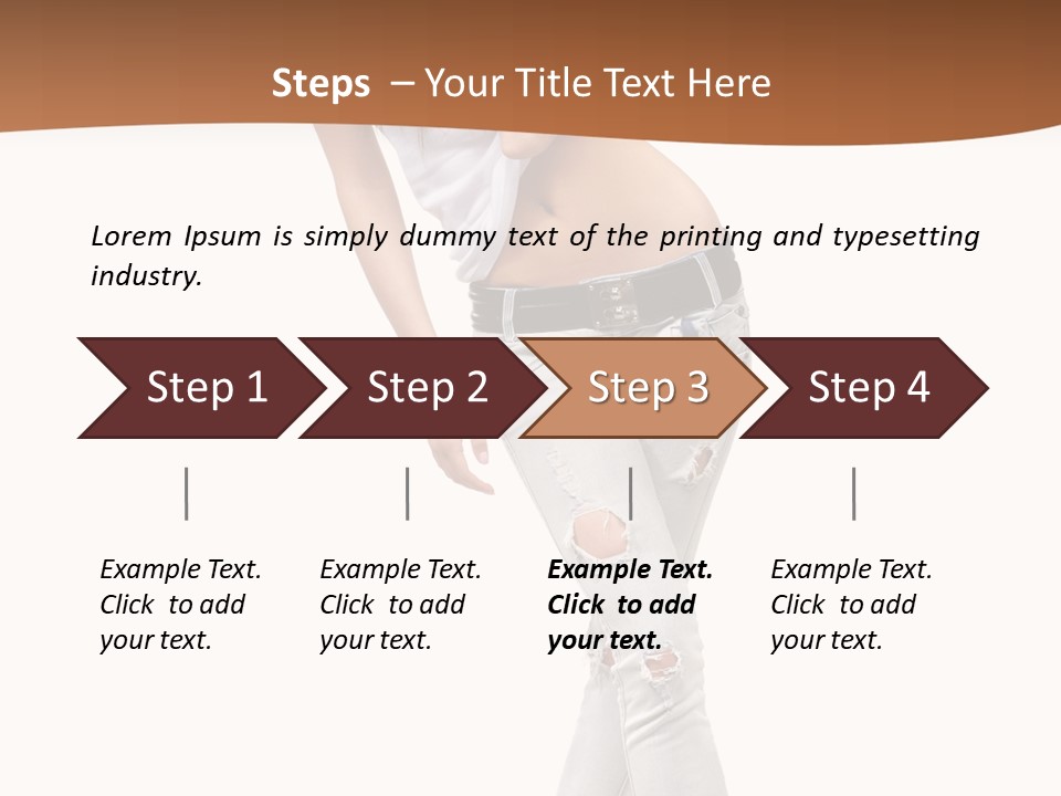 Face Blond Style PowerPoint Template