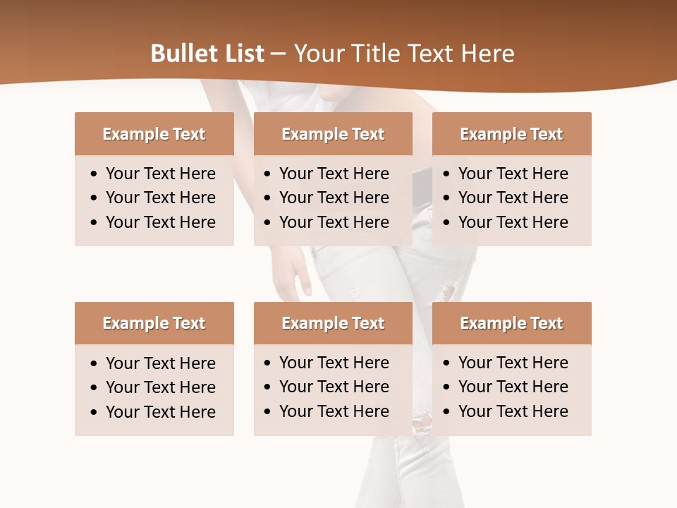 Face Blond Style PowerPoint Template