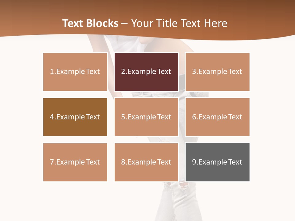 Face Blond Style PowerPoint Template