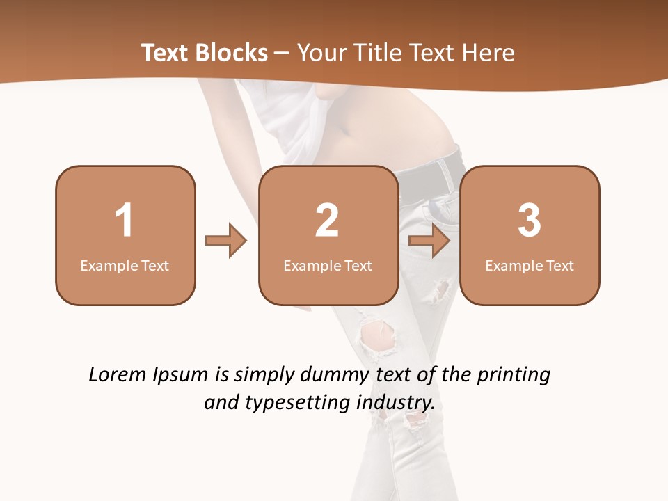 Face Blond Style PowerPoint Template