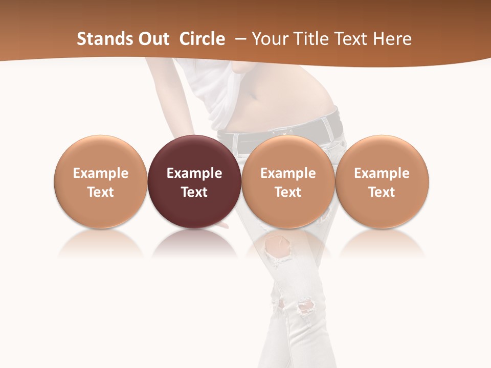 Face Blond Style PowerPoint Template