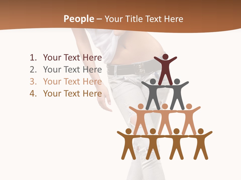 Face Blond Style PowerPoint Template