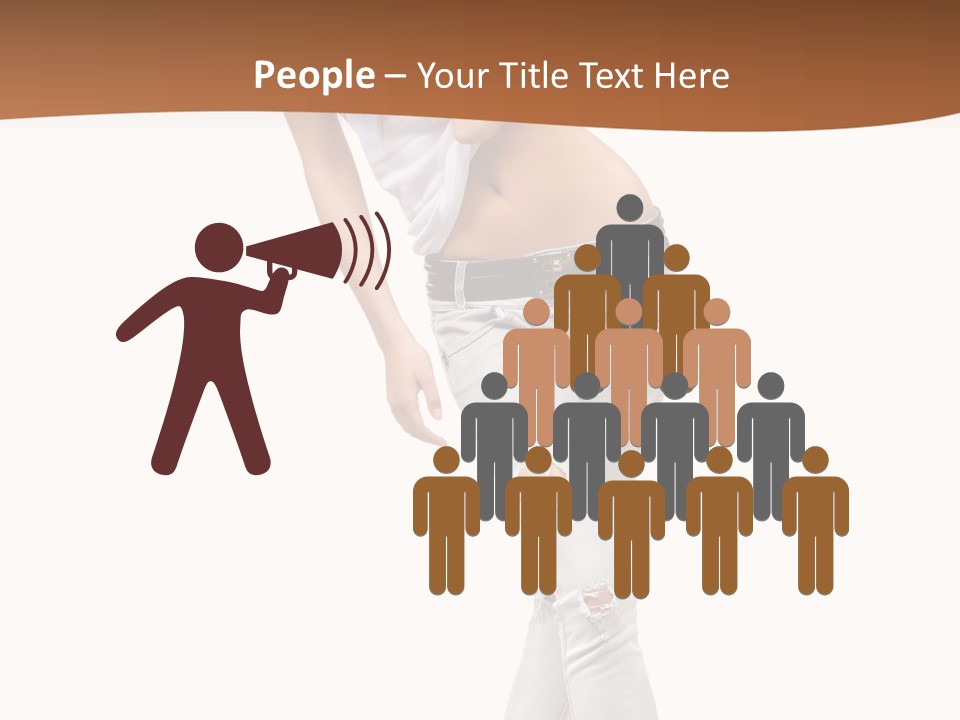 Face Blond Style PowerPoint Template