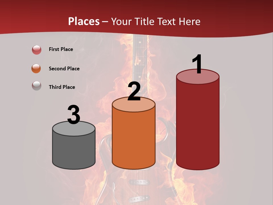 Music Blazing Pop PowerPoint Template